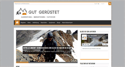 Desktop Screenshot of gutgeruestet.com