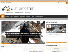 Tablet Screenshot of gutgeruestet.com